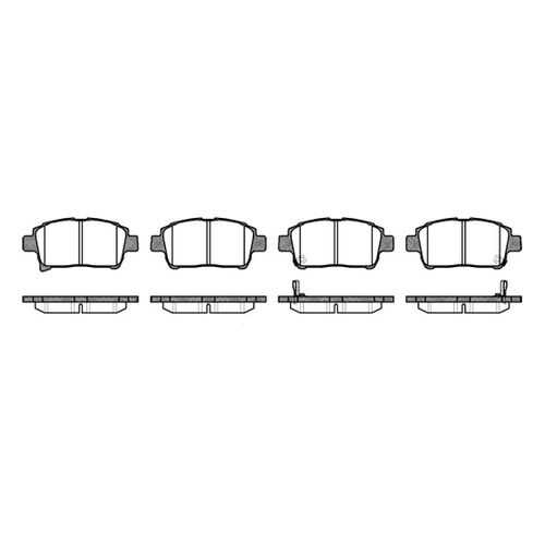 Комплект тормозных дисковых колодок Remsa 0971.02 в Автодок