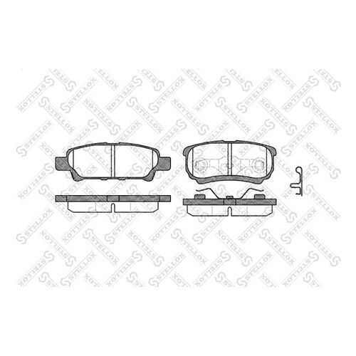 Комплект тормозных дисковых колодок Stellox 1062 002-SX в Автодок