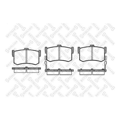 Комплект тормозных дисковых колодок Stellox 253 002-SX в Автодок