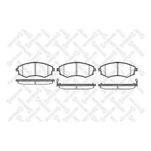 Комплект тормозных дисковых колодок Stellox 329 012B-SX в Автодок