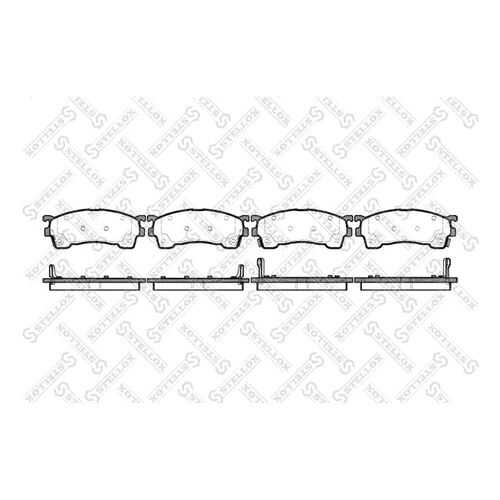 Комплект тормозных дисковых колодок Stellox 426 004-SX в Автодок