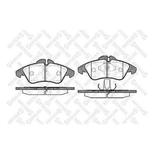 Комплект тормозных дисковых колодок Stellox 589 000B-SX в Автодок