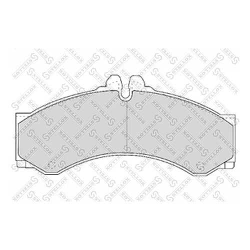 Комплект тормозных дисковых колодок Stellox 85-01415-SX в Автодок