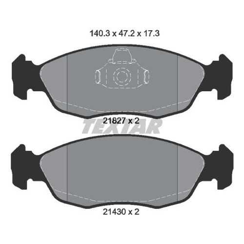 Комплект тормозных дисковых колодок Textar 2182702 в Автодок