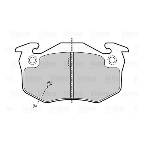 Комплект тормозных дисковых колодок Valeo 301396 в Автодок