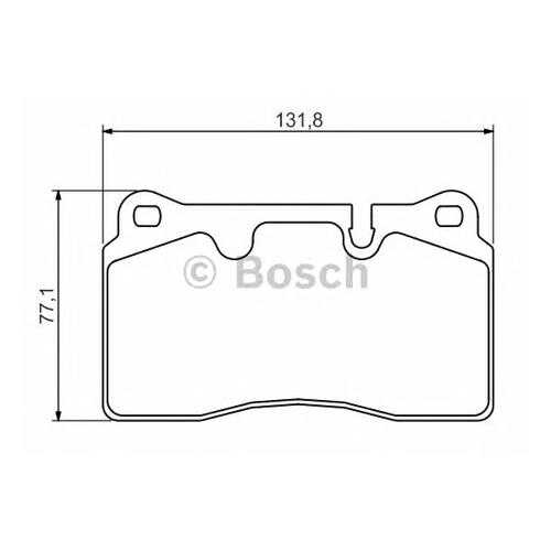 Комплект тормозных колодок Bosch 0986494351 в Автодок