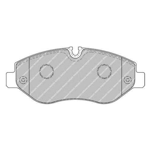 Комплект тормозных колодок Ferodo FVR1778 в Автодок