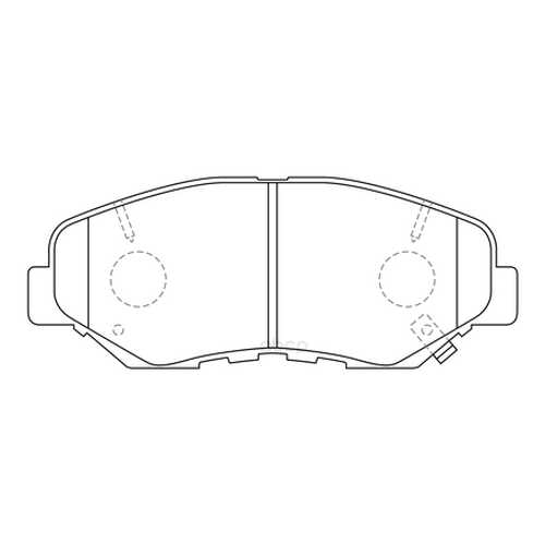 Комплект тормозных колодок FIT FP0914 в Автодок