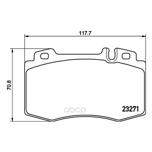 Комплект тормозных колодок Hella 8DB355015851 в Автодок