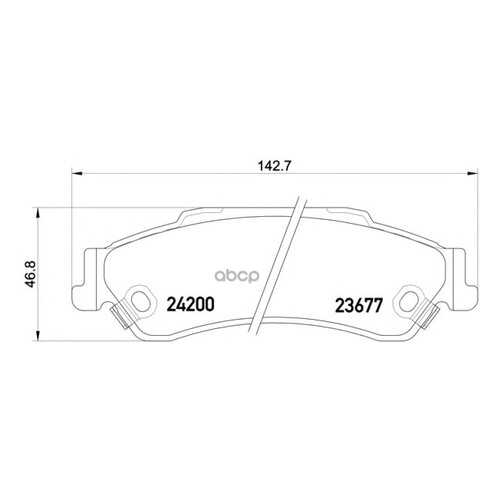 Комплект тормозных колодок MINTEX MDB2299 в Автодок