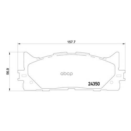 Комплект тормозных колодок MINTEX MDB2788 в Автодок