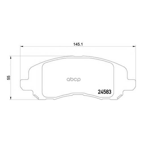 Комплект тормозных колодок MINTEX MDB2916 в Автодок