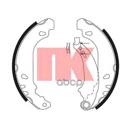 Комплект тормозных колодок Nk 2737636 в Автодок