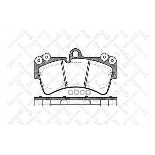 Комплект тормозных колодок Stellox 1006000BSX в Автодок