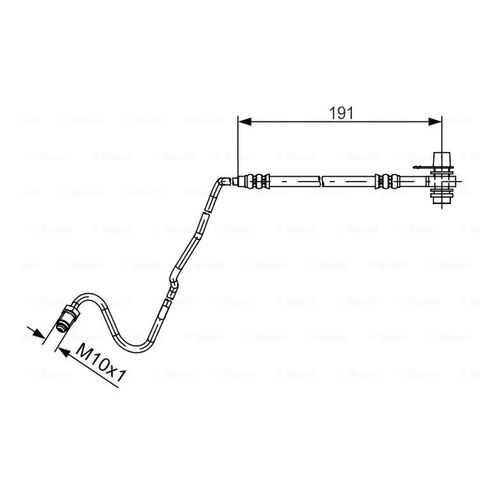 Шланг тормозной системы Bosch 1 987 481 537 в Автодок