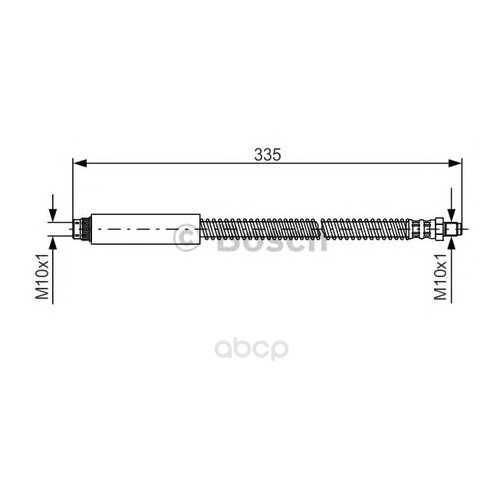 Шланг тормозной системы Bosch 1987476078 в Автодок