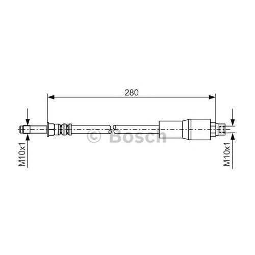 Шланг тормозной системы Bosch 1987476173 в Автодок