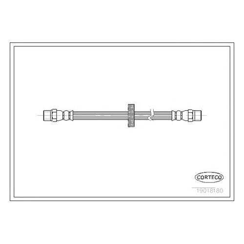 Шланг тормозной системы Corteco 19018180 в Автодок
