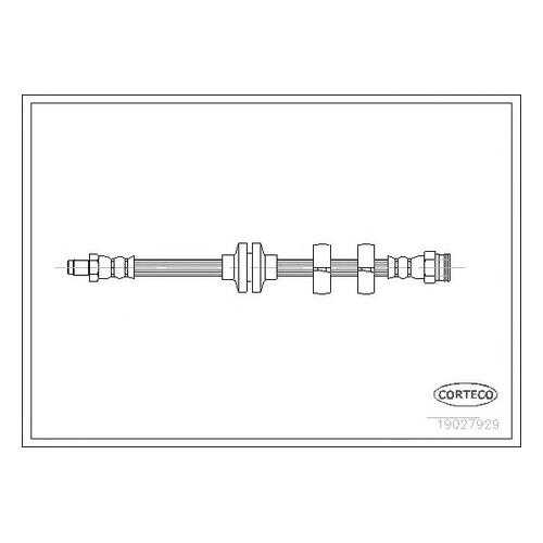 Шланг тормозной системы Corteco 19027929 в Автодок