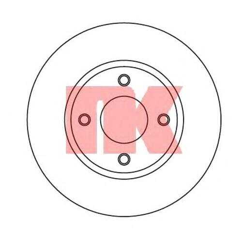 Тормозной диск Nk 202283 в Автодок