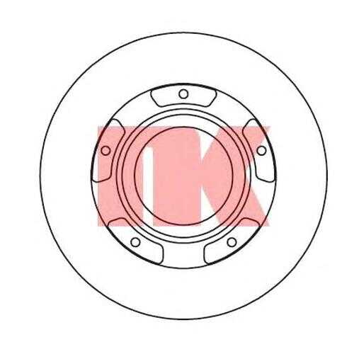 Тормозной диск Nk 202579 в Автодок