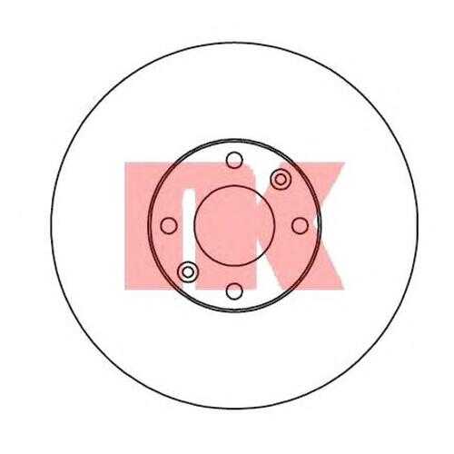 Тормозной диск Nk 203737 в Автодок