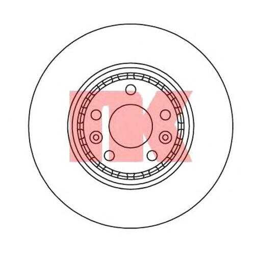 Тормозной диск Nk 203969 в Автодок