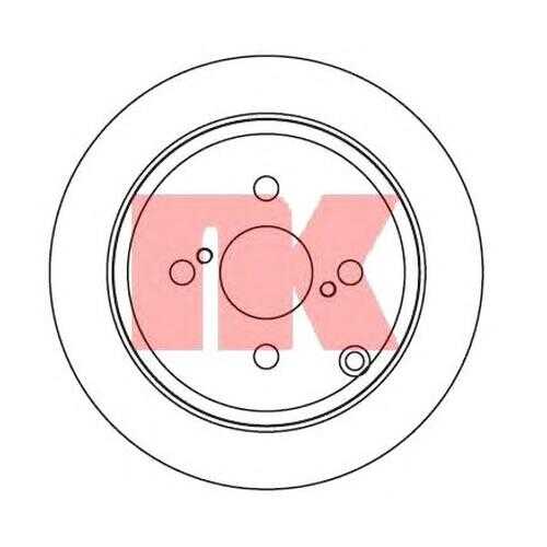 Тормозной диск Nk 204584 в Автодок