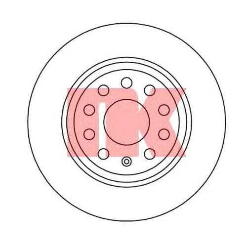 Тормозной диск Nk 3147133 в Автодок