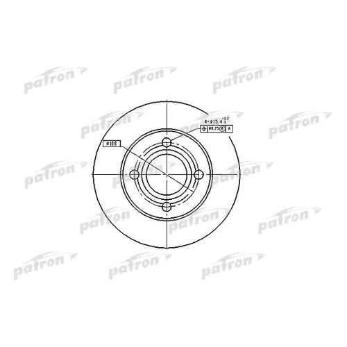 Тормозной диск PATRON PBD1543 в Автодок