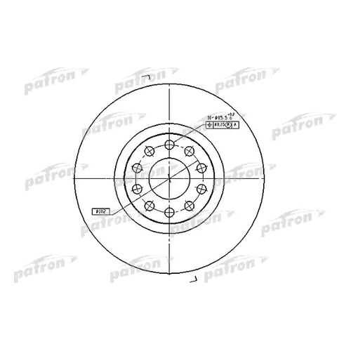 Тормозной диск PATRON PBD7728 в Автодок