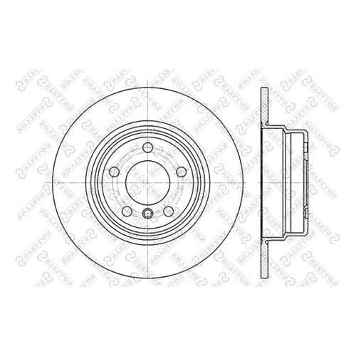 Тормозной диск Stellox 6020-1548-SX в Автодок