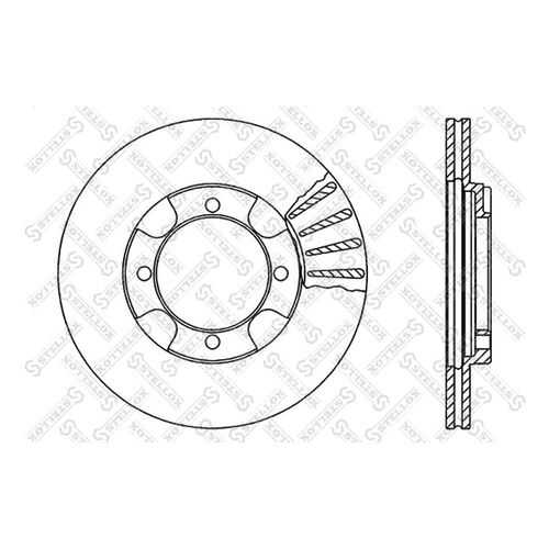 Тормозной диск Stellox 6020-3011V-SX в Автодок