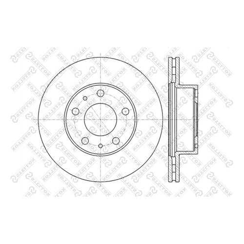 Тормозной диск Stellox 6020-9945V-SX в Автодок