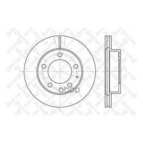 Тормозной диск Stellox 60203227VSX в Автодок