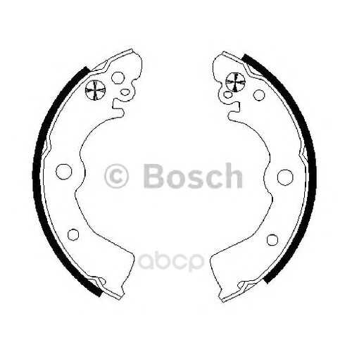 Тормозные колодки дисковые Bosch 0986487578 в Автодок