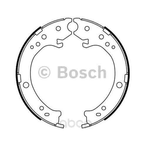 Тормозные колодки дисковые Bosch 0986487765 в Автодок