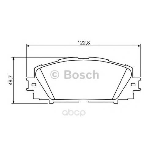 Тормозные колодки дисковые Bosch 0986494198 в Автодок