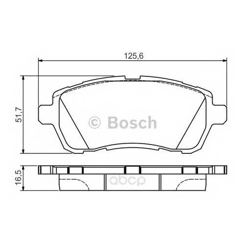 Тормозные колодки дисковые Bosch 0986495108 в Автодок