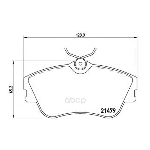 Тормозные колодки дисковые brembo P85029 в Автодок