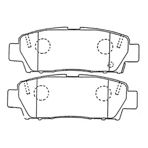 Тормозные колодки дисковые FIT FP0672 в Автодок