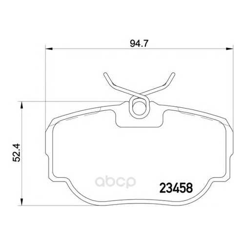 Тормозные колодки дисковые HELLA 8DB355009541 в Автодок