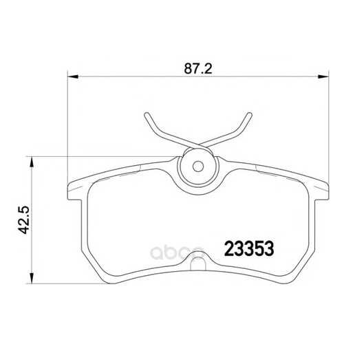 Тормозные колодки дисковые HELLA 8DB355018411 в Автодок