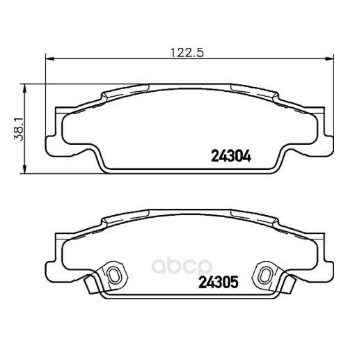 Тормозные колодки дисковые Textar 2430402 в Автодок