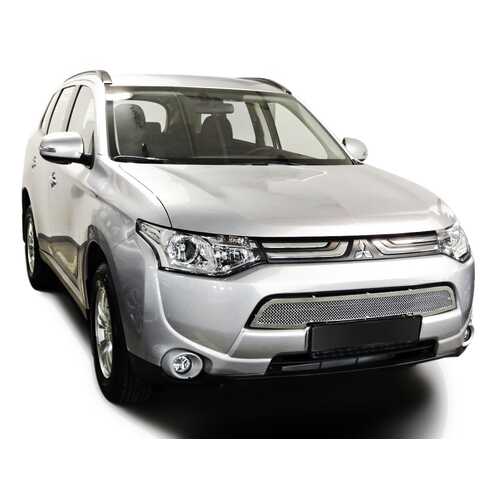 Сетка бампера 1,5 мм Fancycar для Mitsubishi Outlander (2012+), нержавеющая сталь в Автодок