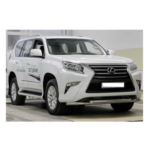 Защита переднего бампера Souz-96 труба d60/60 двойная, Lexus GX460 2014- в Автодок