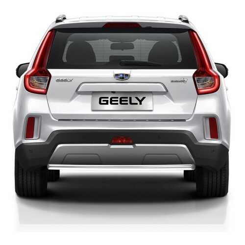 Защита заднего бампера d57 Rival Geely Emgrand X7 I рестайлинг , нерж. сталь, R.1905.003 в Автодок