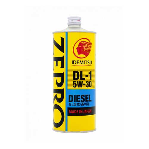 Масло Моторное Idemitsu Zepro Diesel Dl-1 5w-30 1l IDEMITSU арт. 2156054 в Автодок