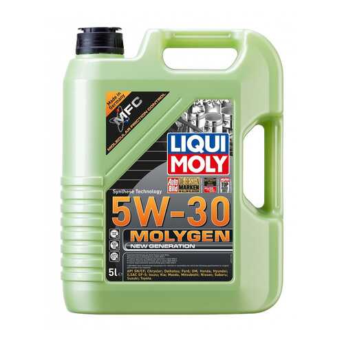 Масло моторное Liqui moly Molygen New Generation 5W-30 5л в Автодок