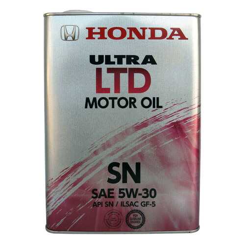 Моторное масло Honda Ultra LTD 5W-30 4л в Автодок